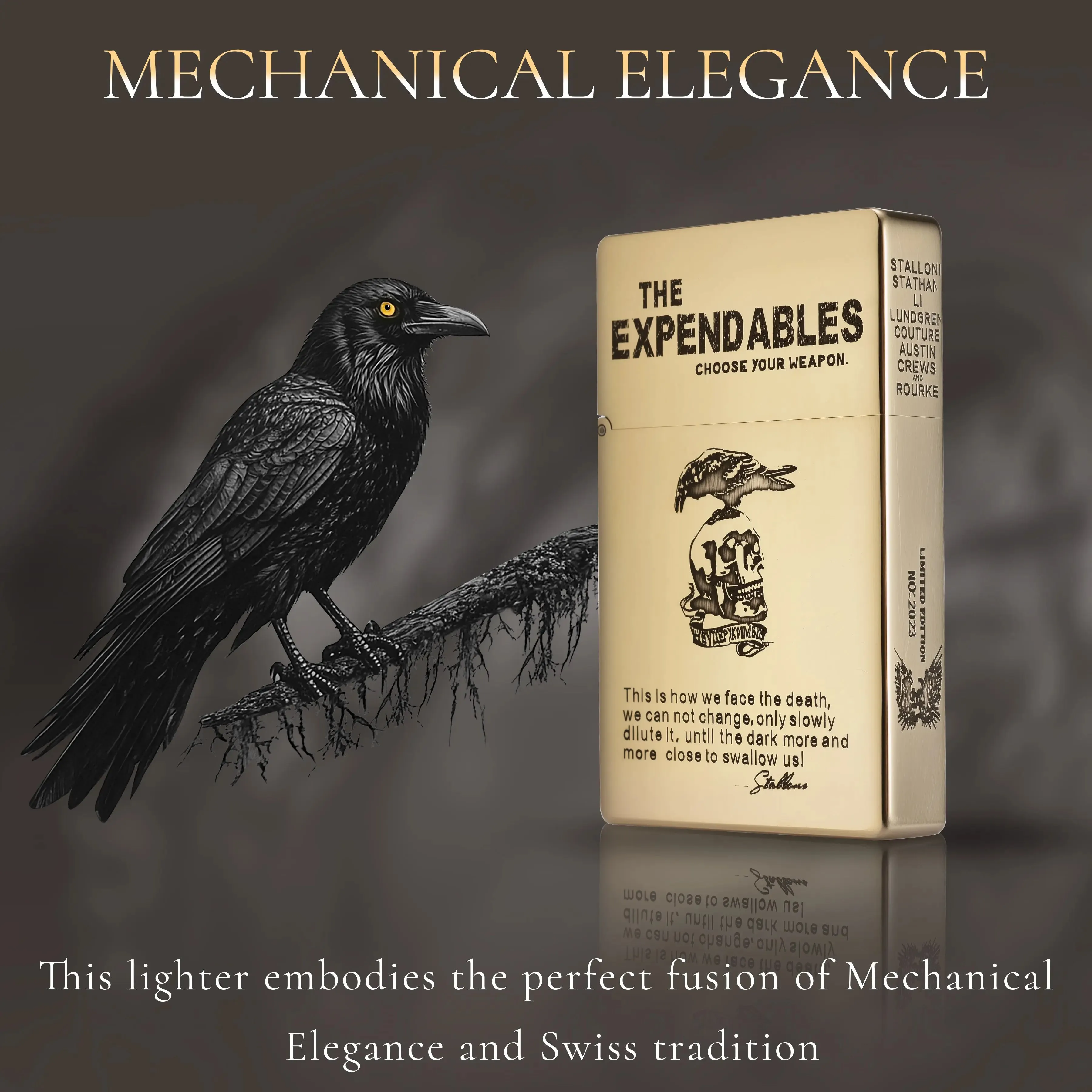 Etched Lighter - THE EXPENDABLES