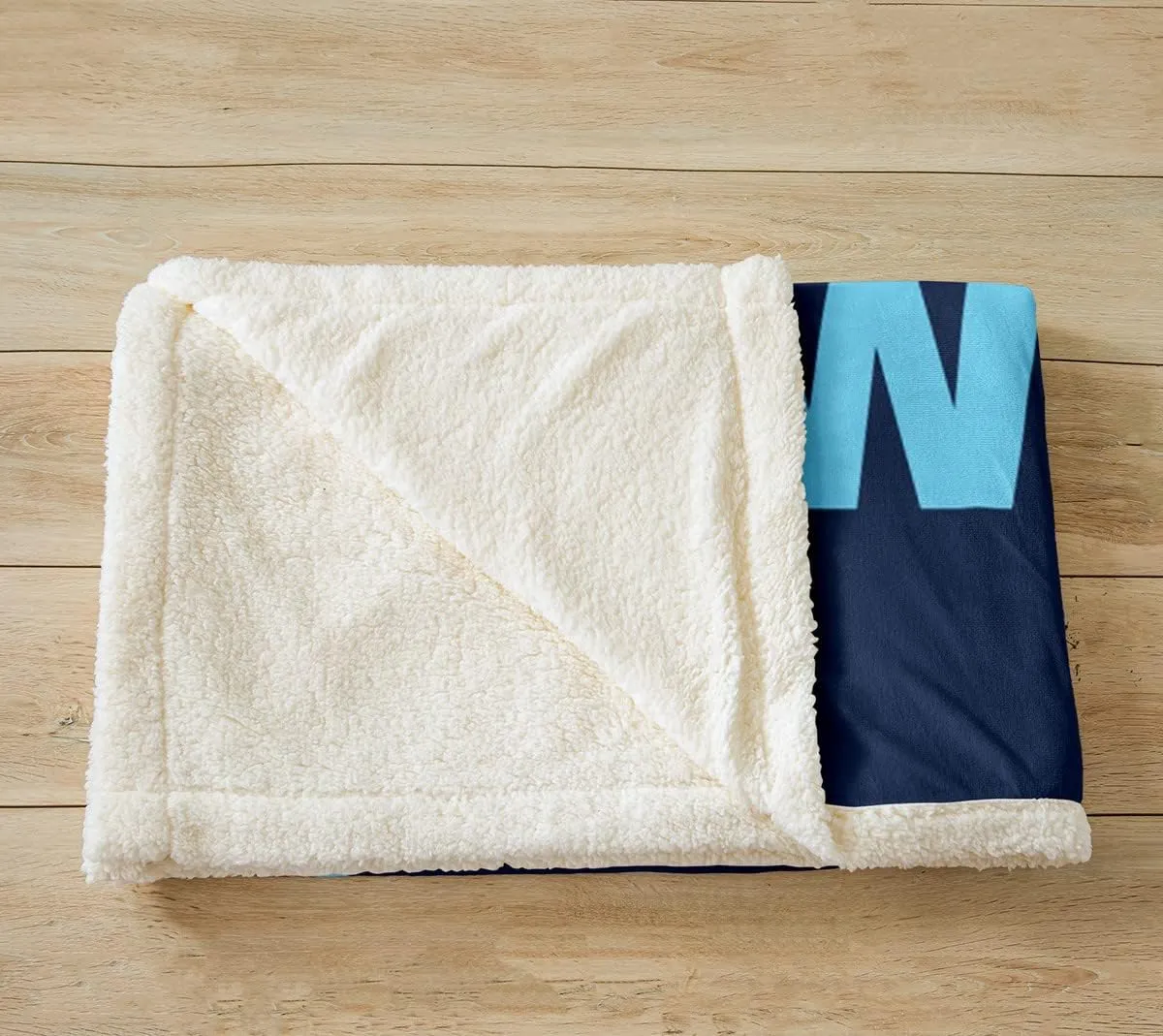 Feelyou Kids Swimmer Sherpa Throw Blanket - Water Sports Theme Fleece Blanket for Boys & Girls - Swimming Lane Decor - 30"x40"