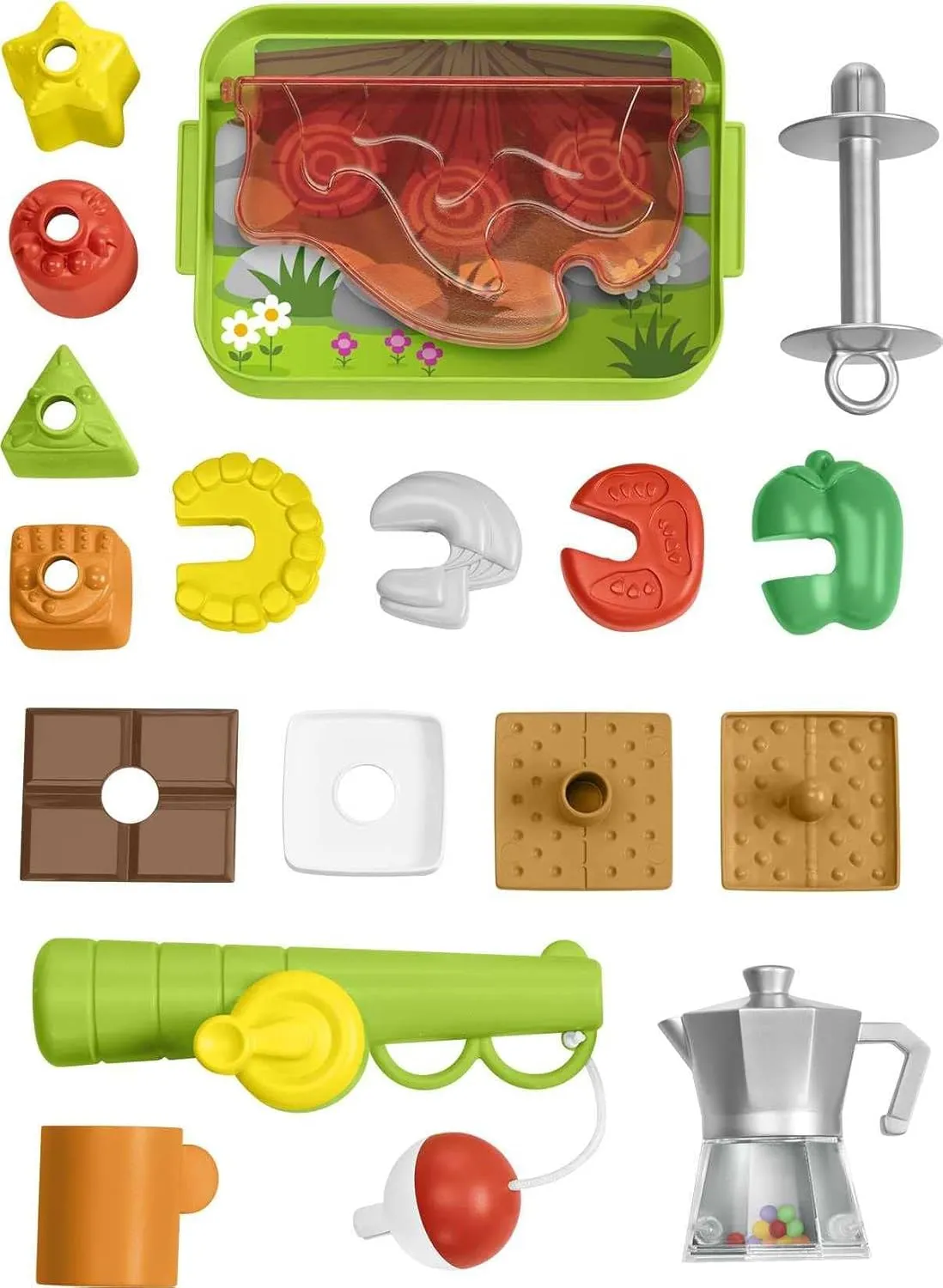 Fisher-Price Baby Learning Toy Laugh & Learn 3-in-1 On-the-Go Camper Walker & Activity Center for Toddlers Ages 9  Months