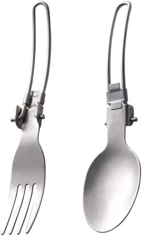 Flatware Silverware Set, 2/8/12/16/20/24pcs Retro Outdoor Picnic Travel Spoon Fork Stainless Steel Foldable Tableware For Work And Takeaway, Tableware Cutlery Set(16 Piece set for 8)