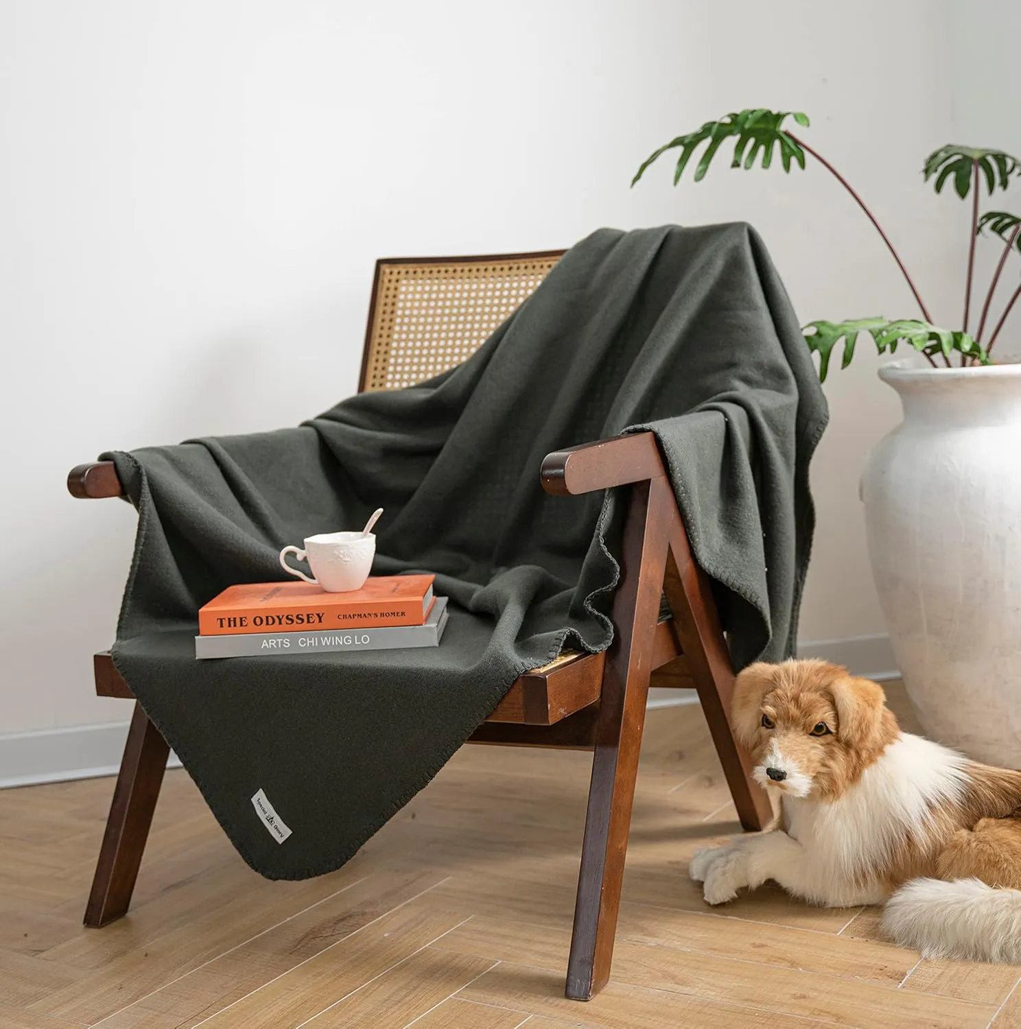 Fleece Throw Blanket Set Bulk for Travel Kids Outdoor Wedding Pet (Black Grey, Pack of 6 50x60 Inches)