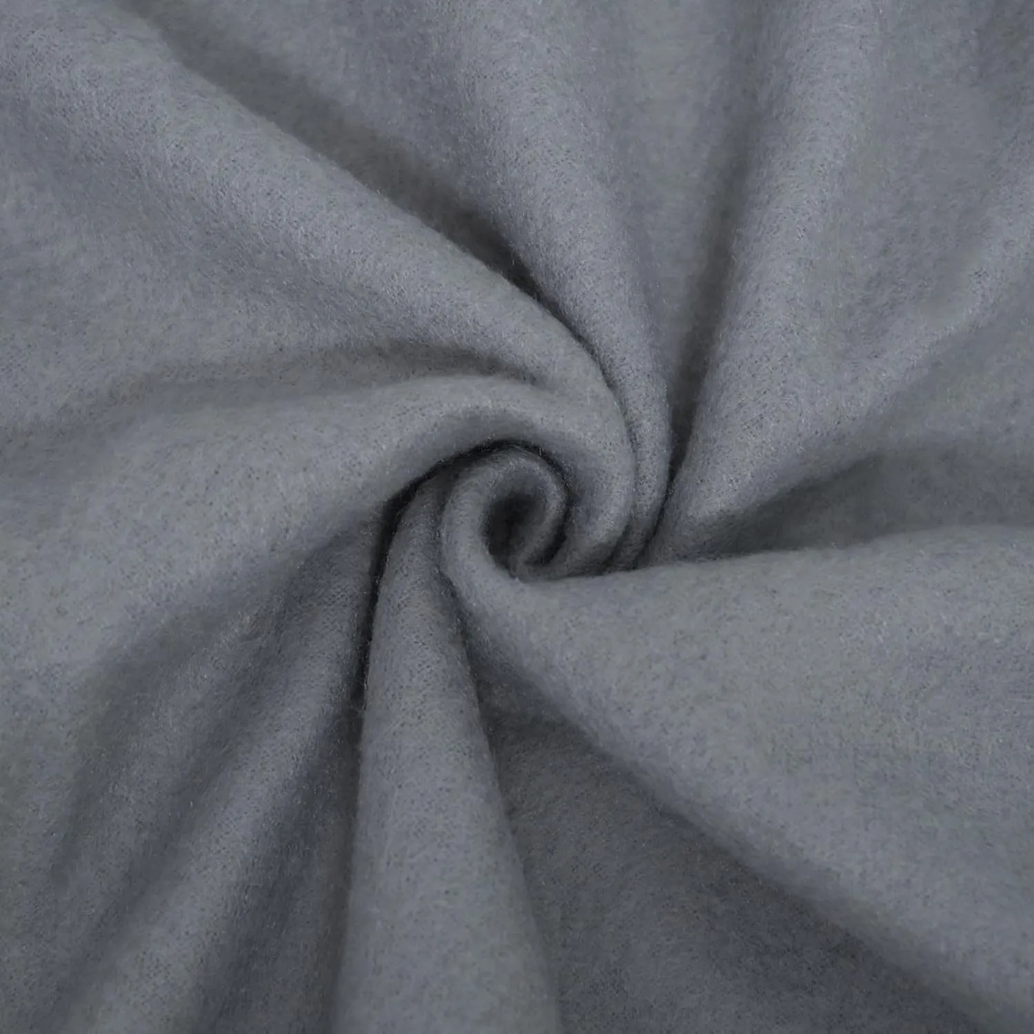 Fleece Throw Blankets Lightweight Warm Soft Cozy Pet-Friendly Bulk Fleece Throw Blanket Kids Solid for Home Bed, Sofa,Office, Gifts (Pack of 6-50 x 60 inch,Grey)