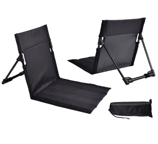 Foldable Camping Chair Outdoor Garden Park Single Lazy Chair Backrest Cushion Picnic Camping Folding Back Chair Beach Chairs