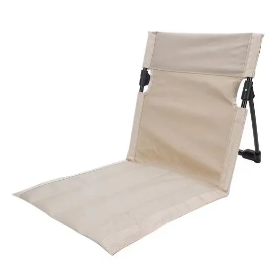 Foldable Camping Chair Outdoor Garden Park Single Lazy Chair Backrest Cushion Picnic Camping Folding Back Chair Beach Chairs