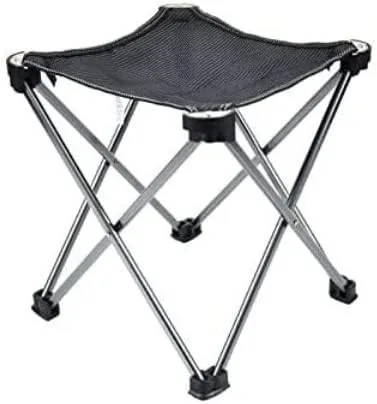 Folding Camping Chair Aluminum Alloy Ultralight Fishing Chair Foldable Portable Camping Chair for Hiking Travel Outdoor Tools Indoor Outdoor Folding Chair