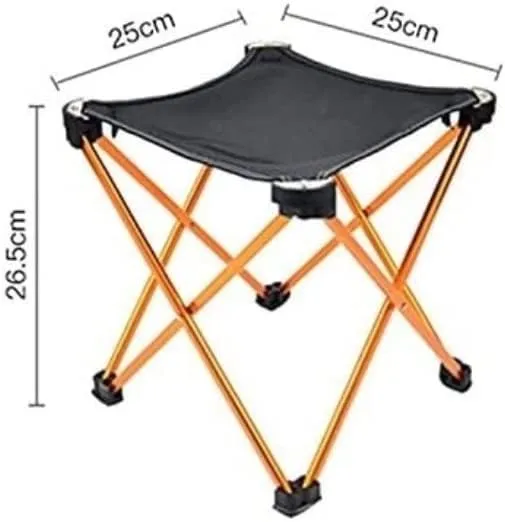 Folding Camping Chair Aluminum Alloy Ultralight Fishing Chair Foldable Portable Camping Chair for Hiking Travel Outdoor Tools Indoor Outdoor Folding Chair