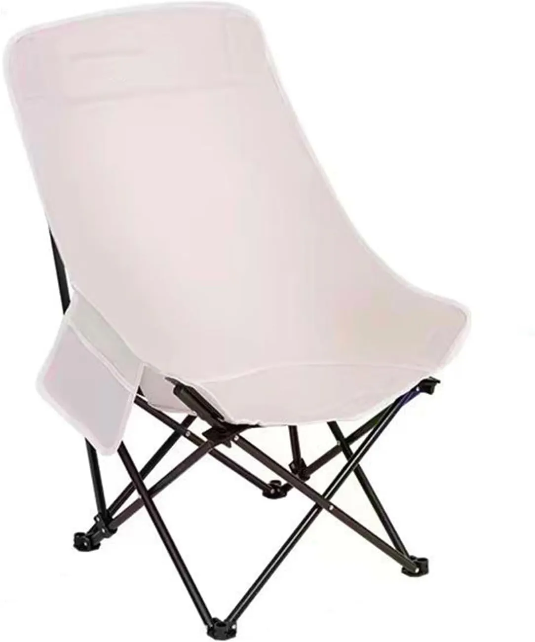 Folding Camping Chair Beach Chair Lounger Foldable with Headrest and Storage Bag Reclining Lounge Chairs Set of 2 for Outdoor Camp Travel Beach Picnic Festival Hiking Backpacking