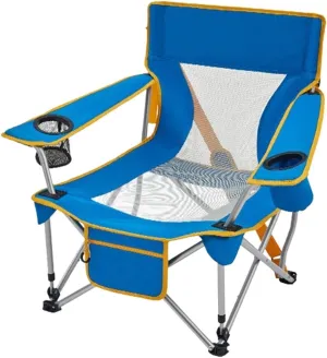 Folding Camping Chair Outdoor Armchair Beach Deck Chairs Portable Leisure Seat Stool with Breathable Mesh, Comes with Storage Bag Indoor Outdoor Folding Chair