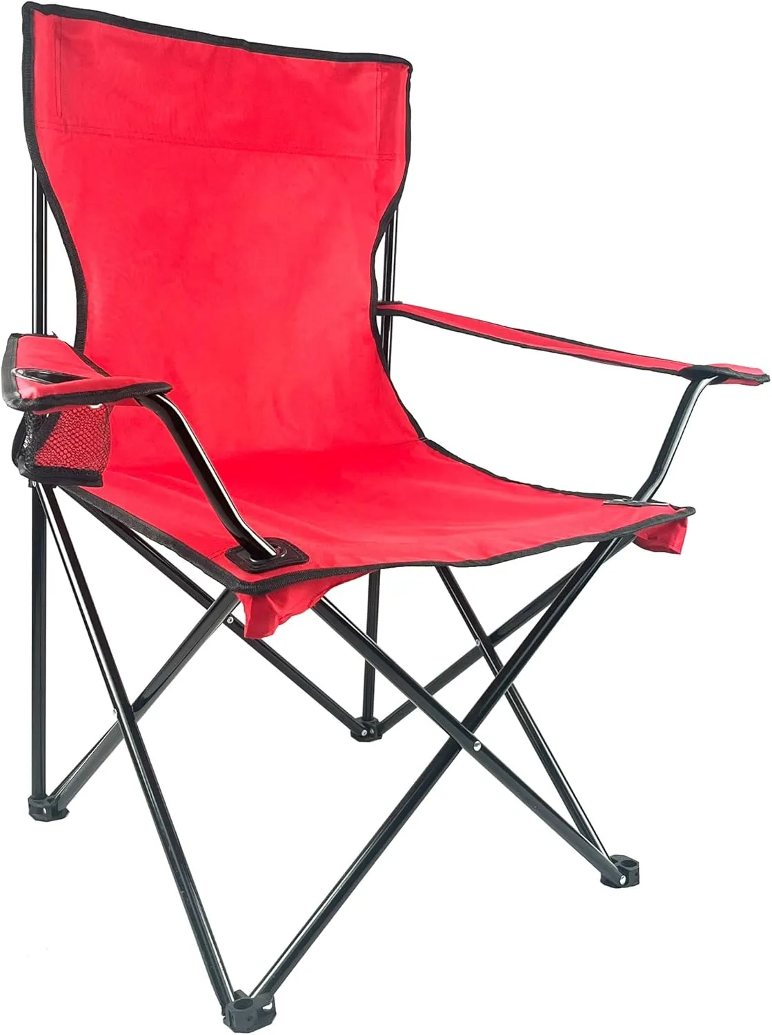 Folding Portable Outdoor Camping Chair[Large] (Red)