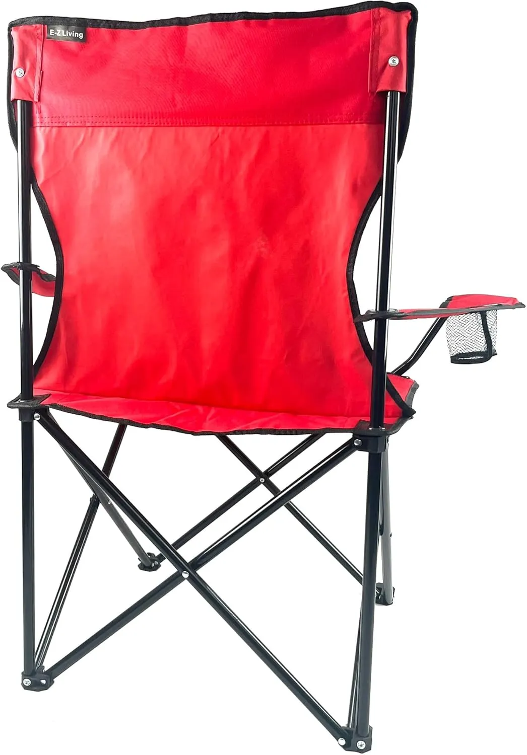 Folding Portable Outdoor Camping Chair[Large] (Red)