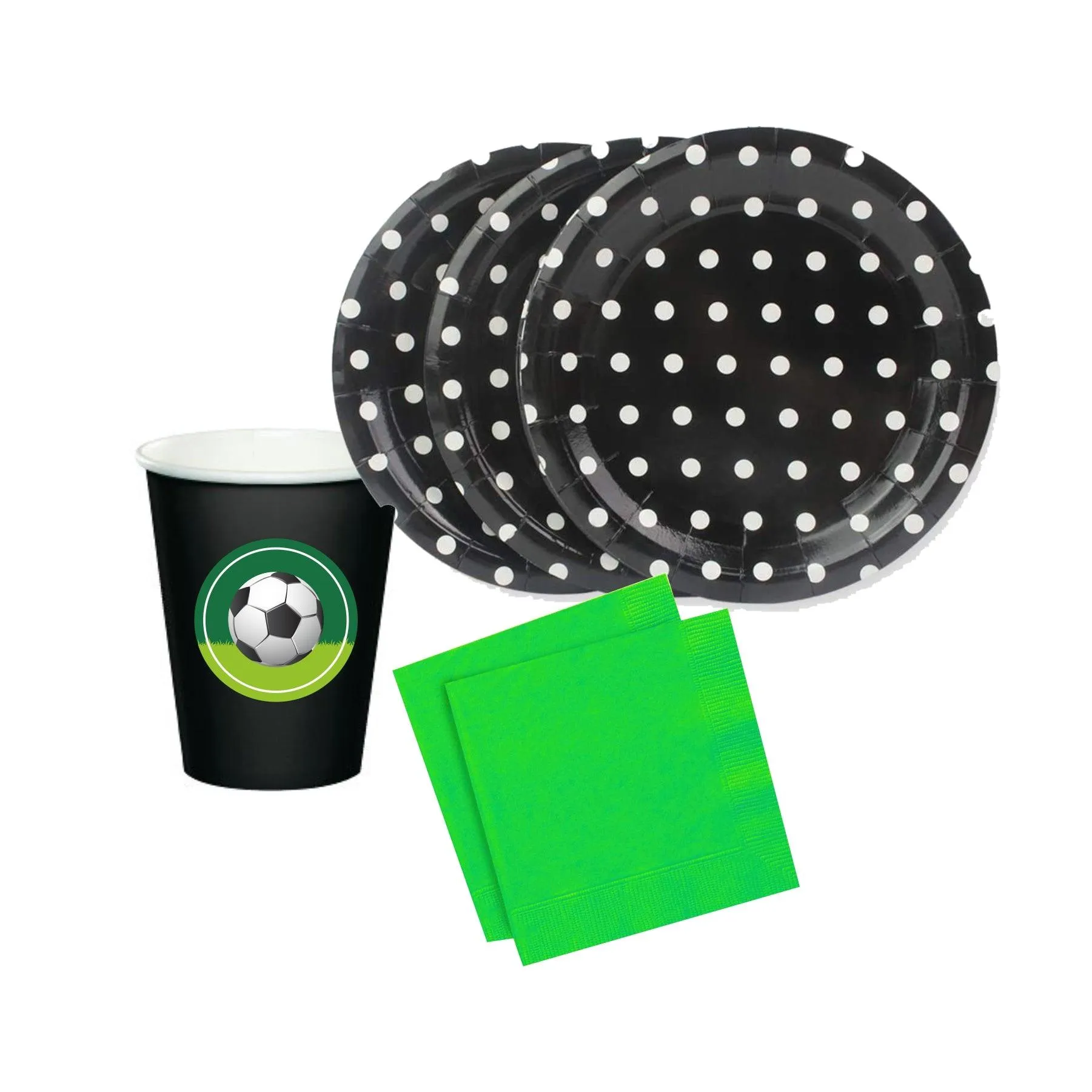Football Tableware Package - 67 pieces Pack