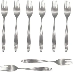 For Lauffer Design 2 / Design II 18/8 Stainless Steel Dinner Fork (Set of Eight)