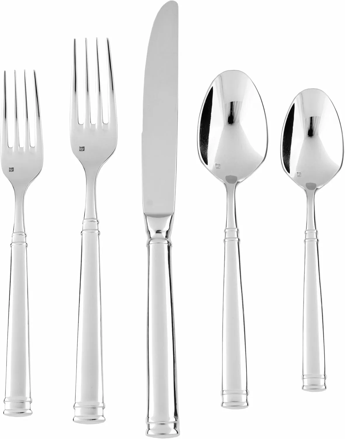 Fortessa Bistro 18/10 Stainless Steel Flatware Bouillon Spoon, Set of 12