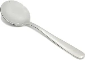 Fortessa Grand City 18/10 Stainless Steel Flatware Bouillon Spoon, Set of 12