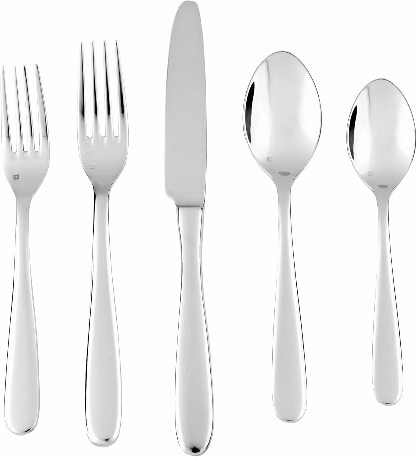 Fortessa Grand City 18/10 Stainless Steel Flatware Bouillon Spoon, Set of 12
