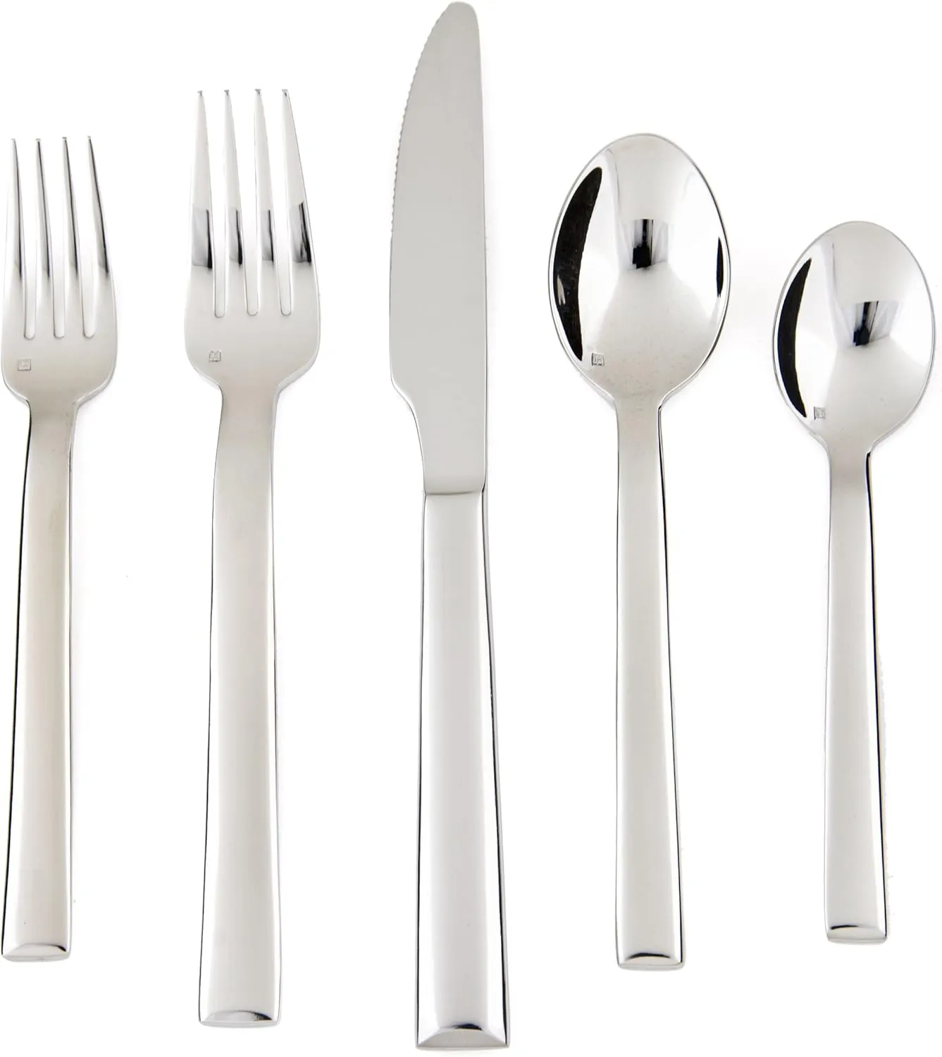 Fortessa Still 18/10 Stainless Steel Flatware Solid Handle Table Knife, Set of 12