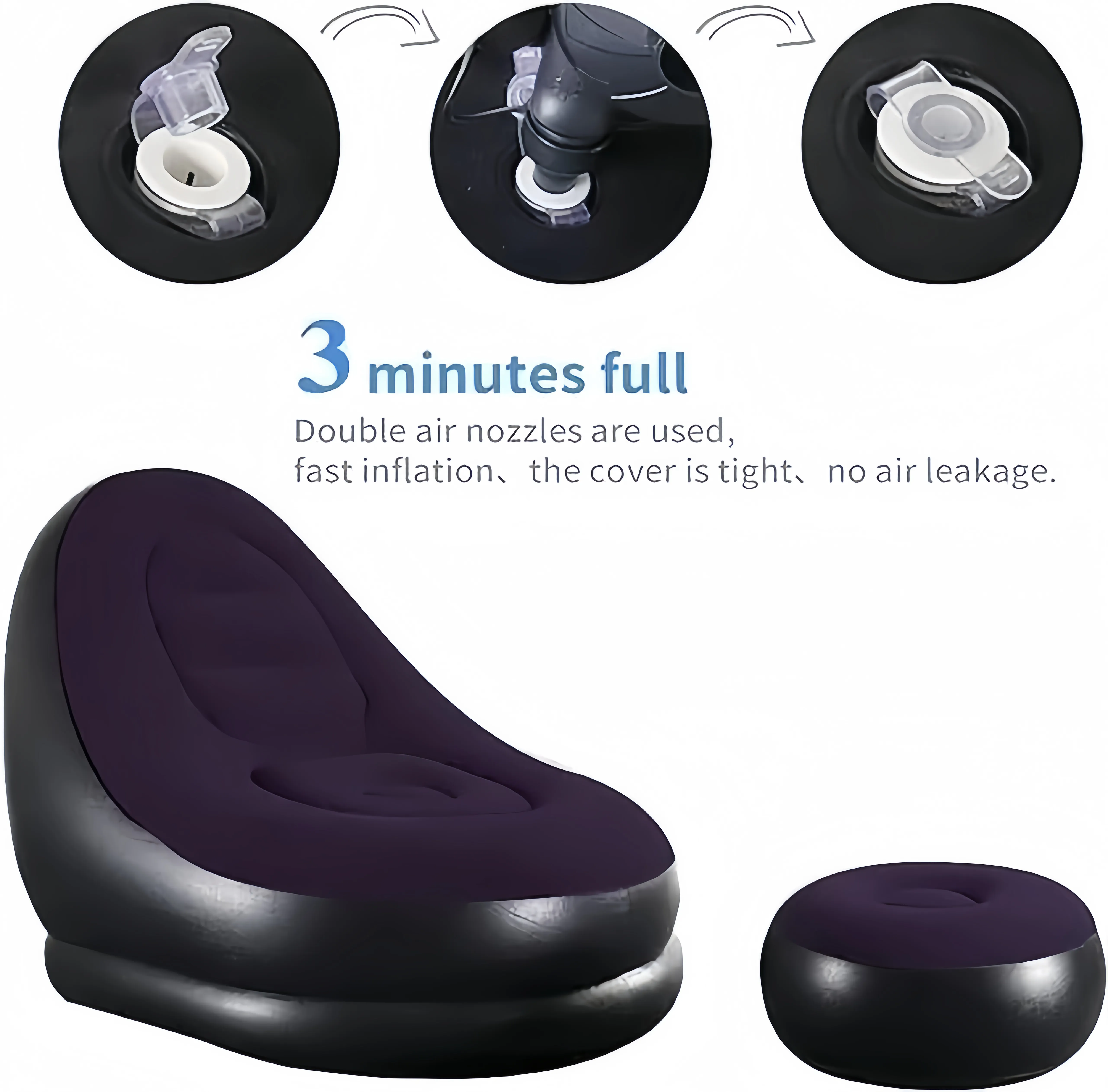 Gaming with Livingroom Travel Camping Sofa Portable Adults, Folding Creative for Bedroom Foot Office for Stool Lounge Outdoor Chair Indoor Balcony Inflatable Fairly priced Lazy