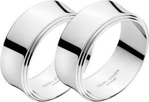 Georg Jensen Pyramid Napkin Rings (Set of 2)