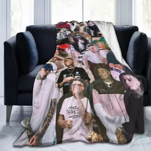 Gera Mx Blanket Flannel Fleece Printed Throw Blankets Ultra Soft Micro Warm Blanket for All Season Bedding Chair Sofa Couch Bed 50"x40"