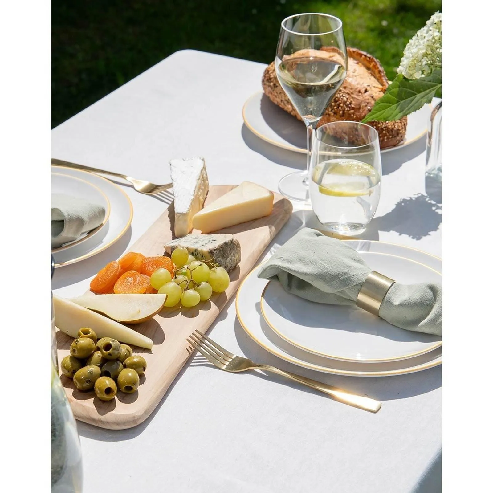 Gimex Linea Line Tableware Gold 12 Pieces