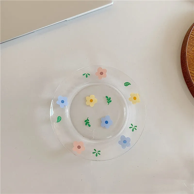 Glass Flower Tableware