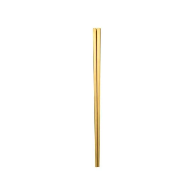 Gold Round Cutlery Set  Stainless Steel (4pcs