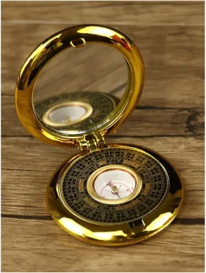Gossip Compass, Small Compass Feng Shui Plate High-Precision Beginner's Compass Three-Yuan Three-in-One Comprehensive Disk to Carry