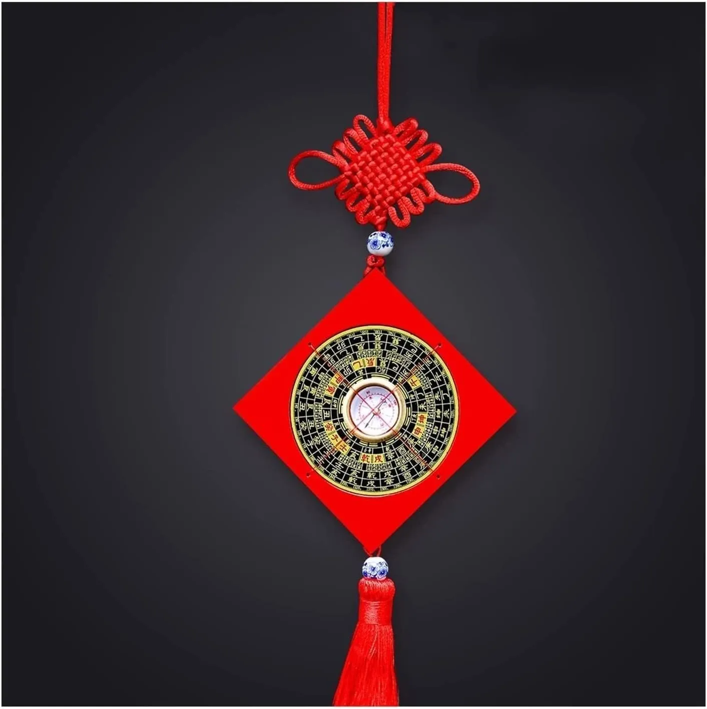 Gossip Compass,Gossip Compass, Eight Diagrams Plate High-Precision Professional Pure Copper Comprehensive Compass Compass Compass Home Pendant Ancient Chinese Compass (Color : A)