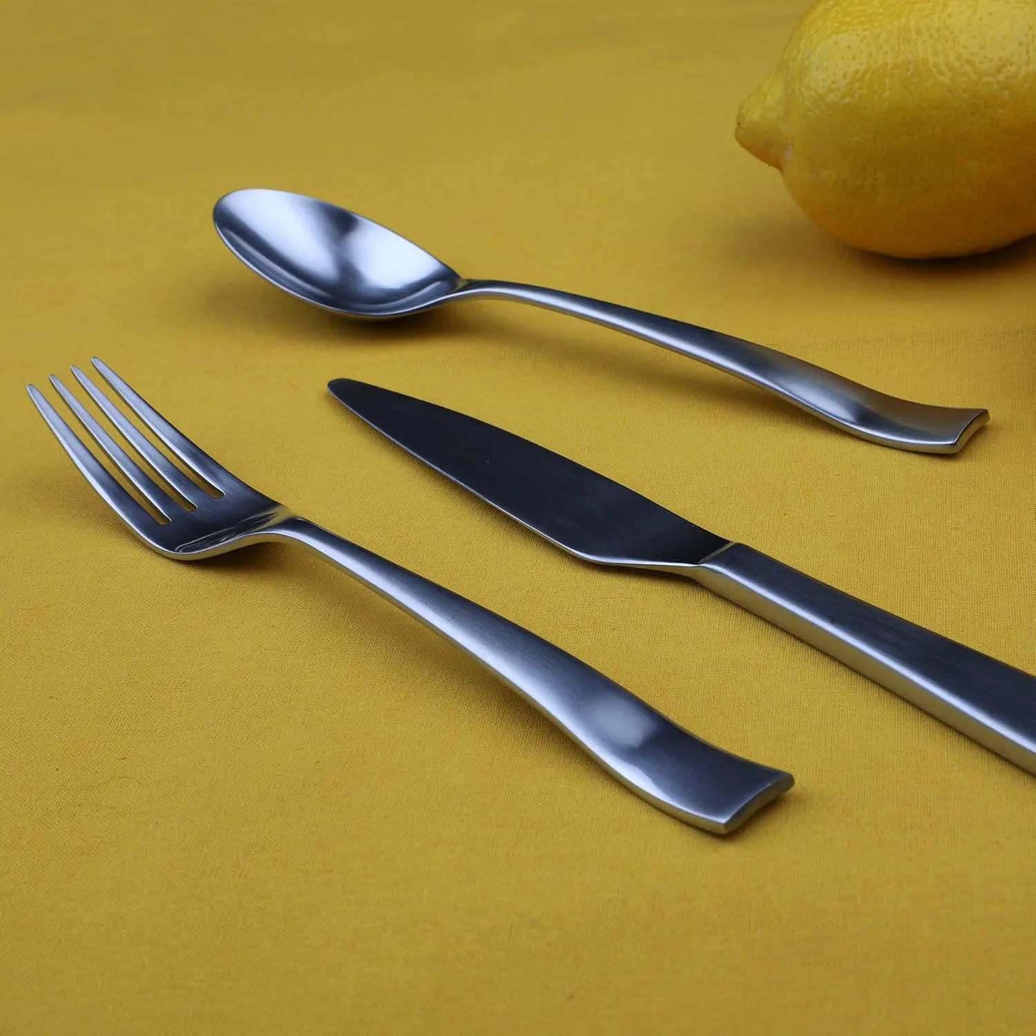 Gourmet Settings 20-Piece Silverware Hotel Collection Flatware Set for 12, Service for 4, Stainless Steel