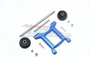 GPM for Arrma Big Rock Crew Cab 4X4 BLX Upgrade Parts Aluminum Rear Adjustable Wheelie - 1 Set Blue
