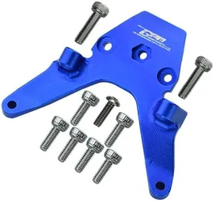 GPM For Losi 1/18 Mini-T 2.0 2WD Stadium Truck Upgrade Parts Aluminum Front Bulkhead - 1Pc Set Blue