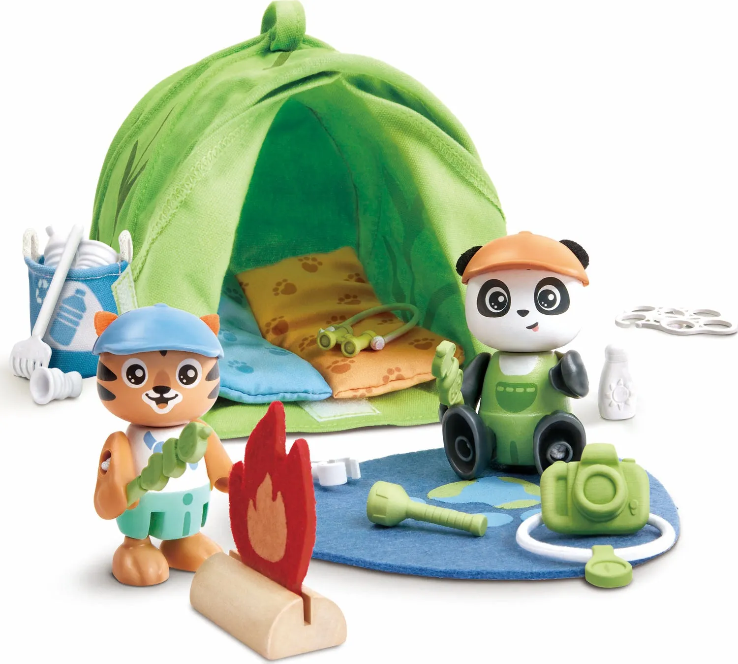 Green Planet Explorers Eco Camping Playset