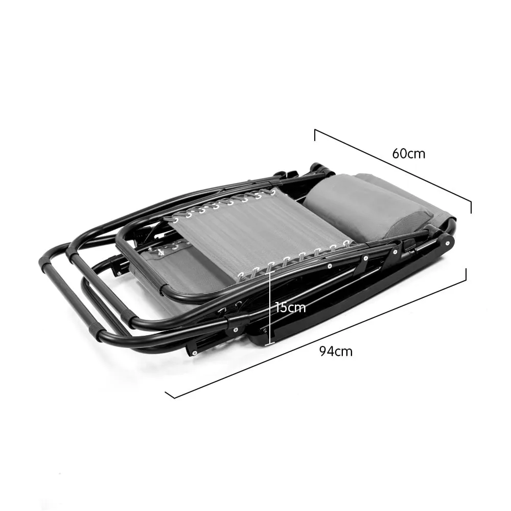 Grey Chair Wallaroo Bundle deal - Zero Reclining Great price drop Gravity Deck