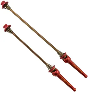 Grooving QR MTB Titanium Axle Hub Skewer, Red, KQR05-002R, SK2244