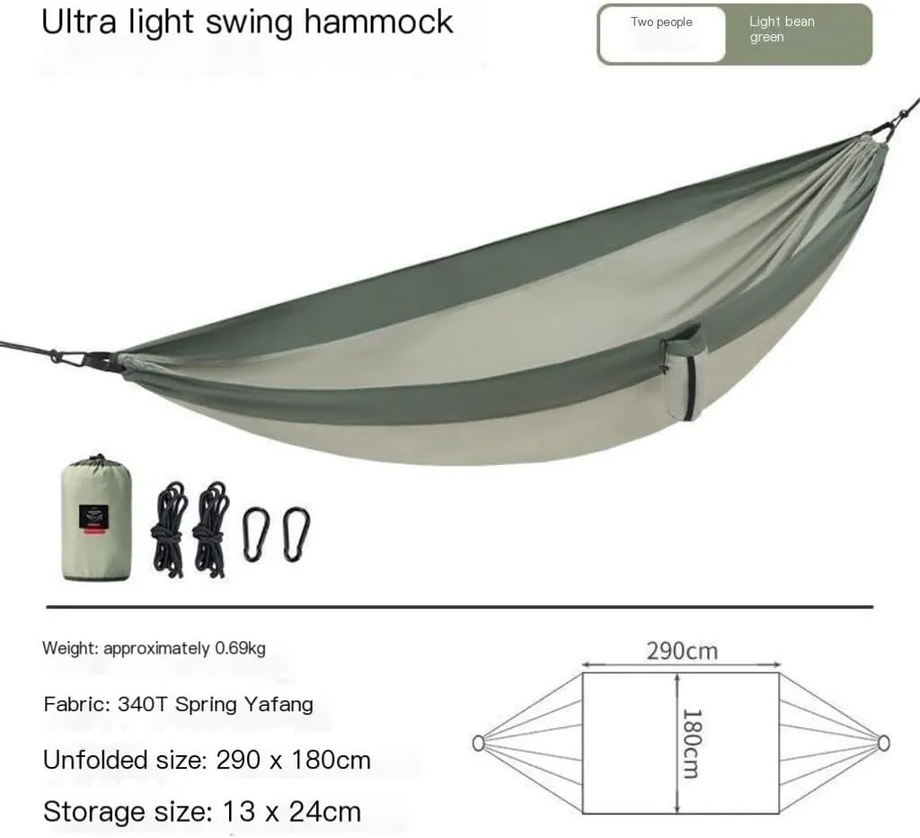 Hammocks Outdoor Camping Swing Hammock Outdoor Double Anti-Rollover Outdoor Tourism Camping Camping Hanging Chair Camping Hammocks(Orange,Small)