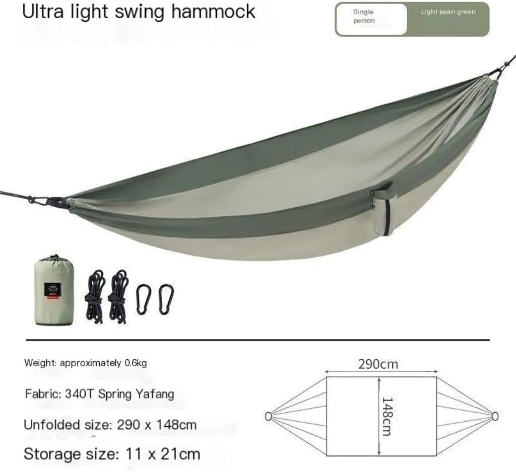 Hammocks Outdoor Camping Swing Hammock Outdoor Double Anti-Rollover Outdoor Tourism Camping Camping Hanging Chair Camping Hammocks(Orange,Small)