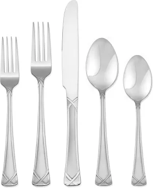 Hampton Forge Evansville Frosted 20 Pc Set, 2.15 LB, Metallic