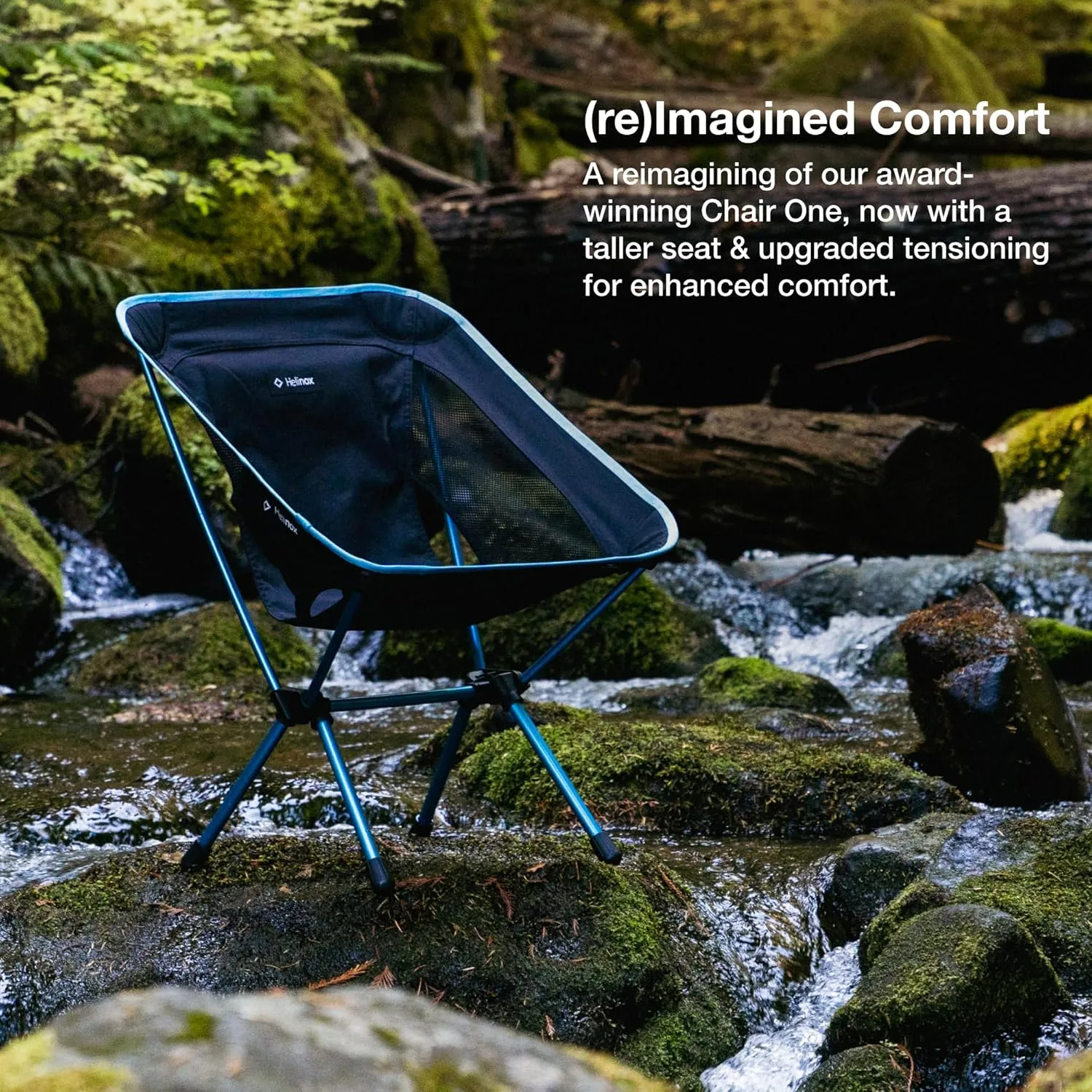 Helinox Chair One (re) High-Performance Camping Chair, Forest Green