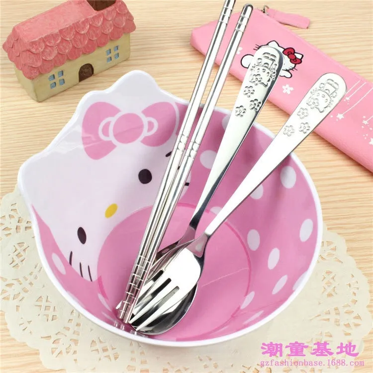 Hello Kitty Tableware Set