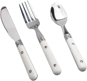 Hemoton 9 Piece Stainless Steel Kids Silverware Set,Children Tableware Includes 3 Spoons&Forks&Butter Knives, Ideal for Preschooler, Mirror Polished, Dishwasher Safe