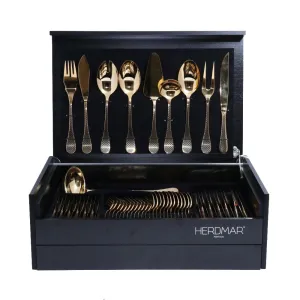 Herdmar Rocco Cutlery Set Gold