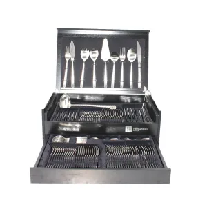 Herdmar Straw 18/10 Mat Patine Cutlery Set