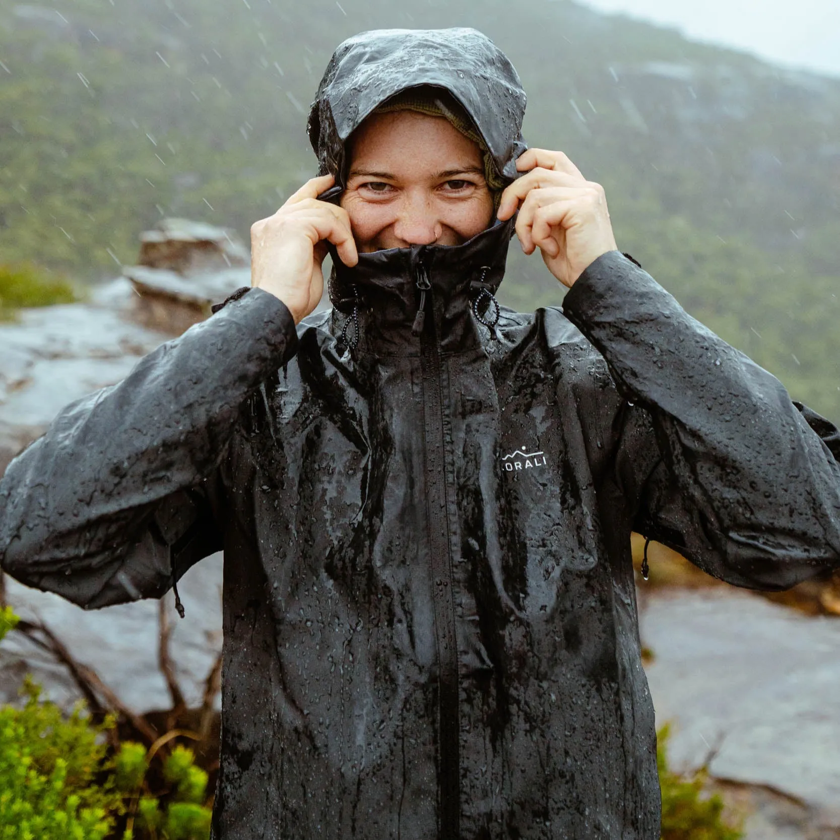 Horizon 3L Rain Jacket Charcoal