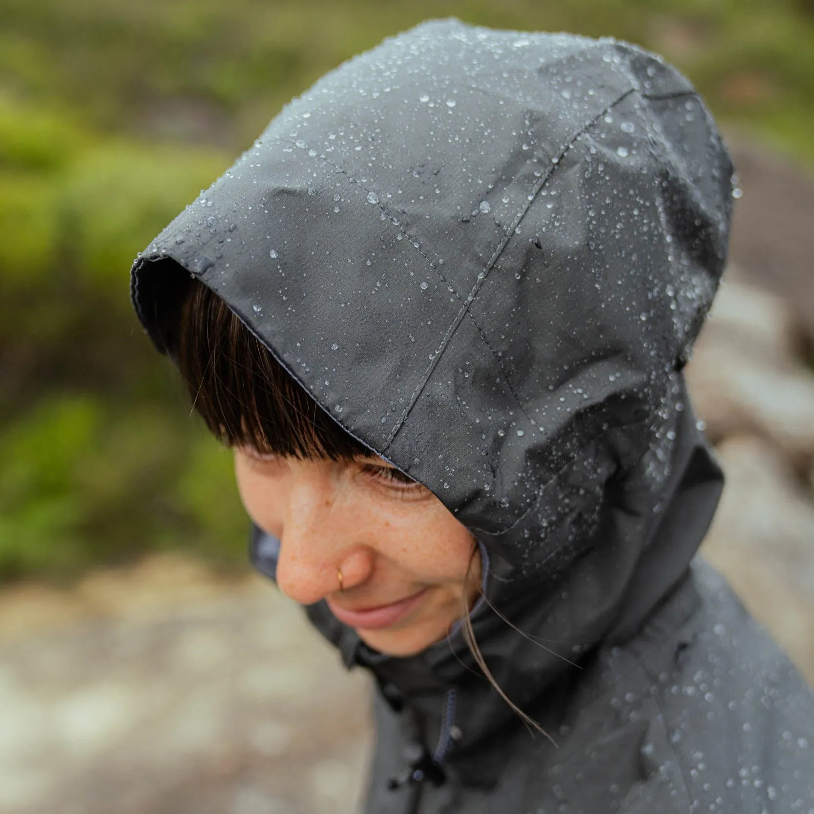 Horizon 3L Rain Jacket Charcoal