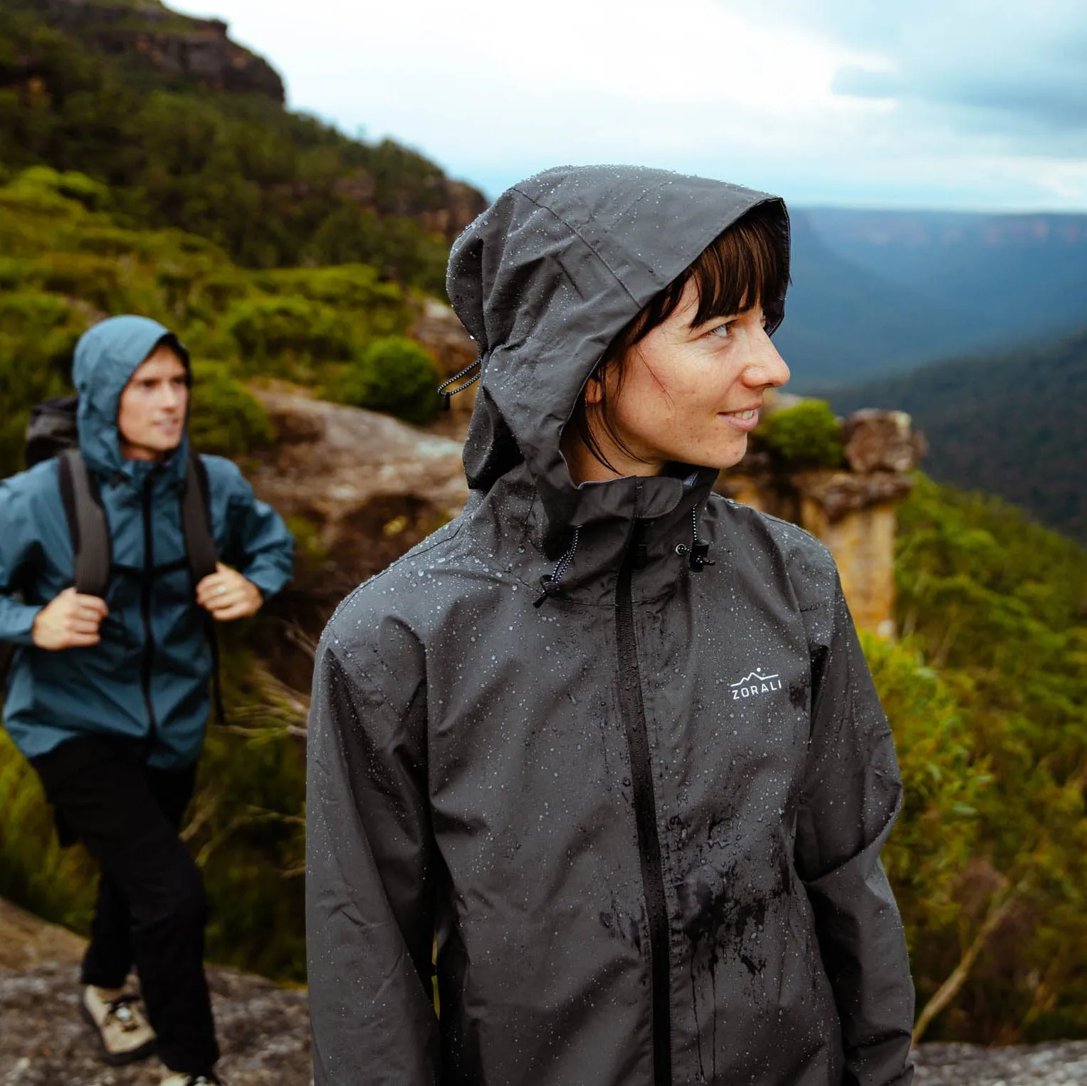 Horizon 3L Rain Jacket Charcoal