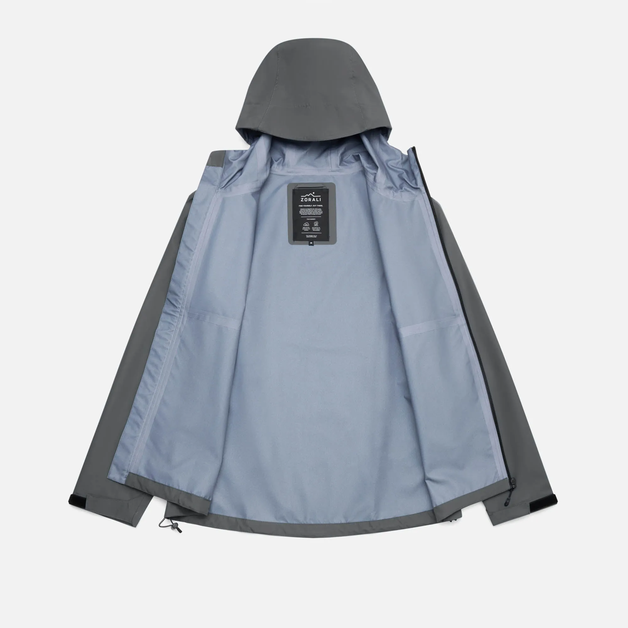 Horizon 3L Rain Jacket Charcoal
