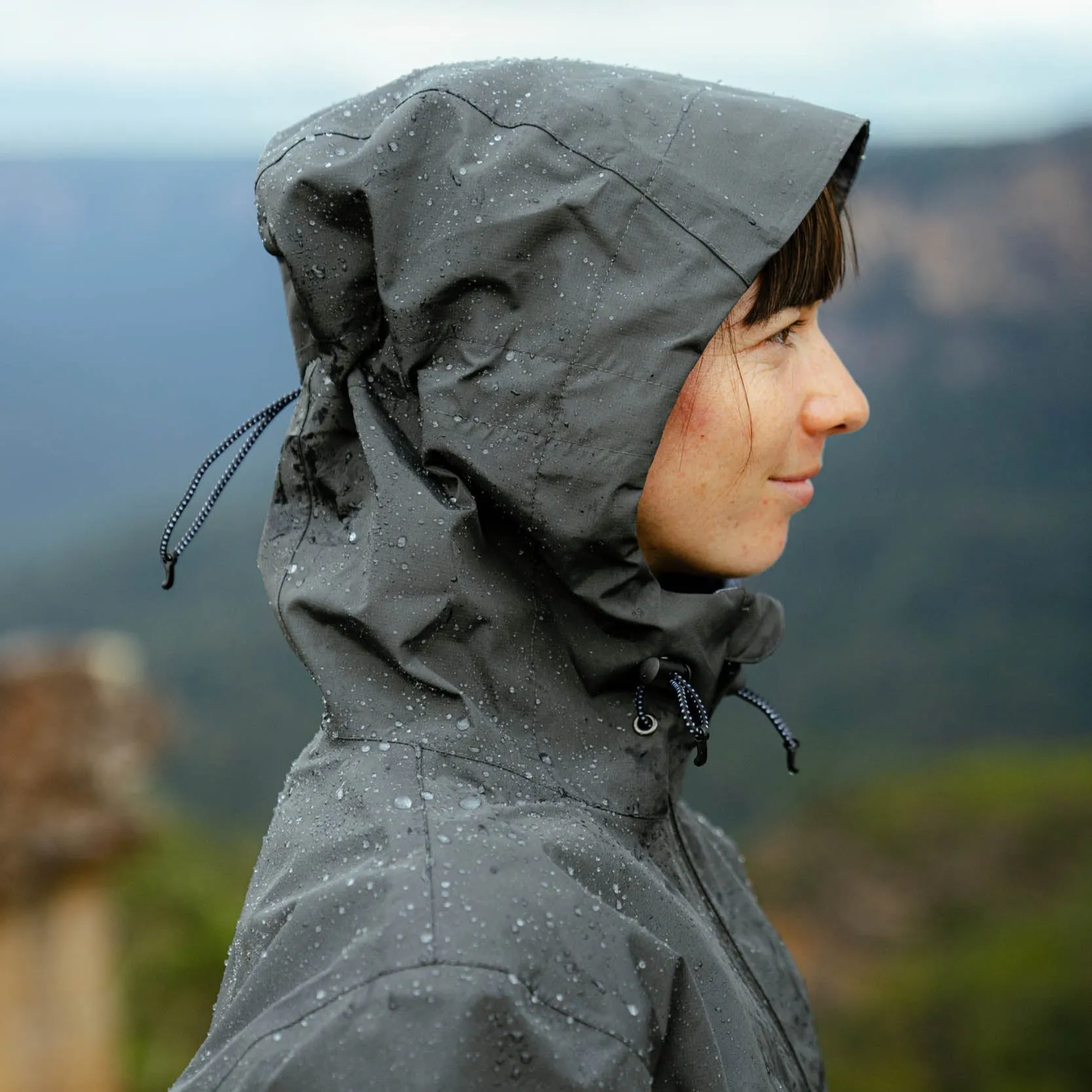 Horizon 3L Rain Jacket Charcoal