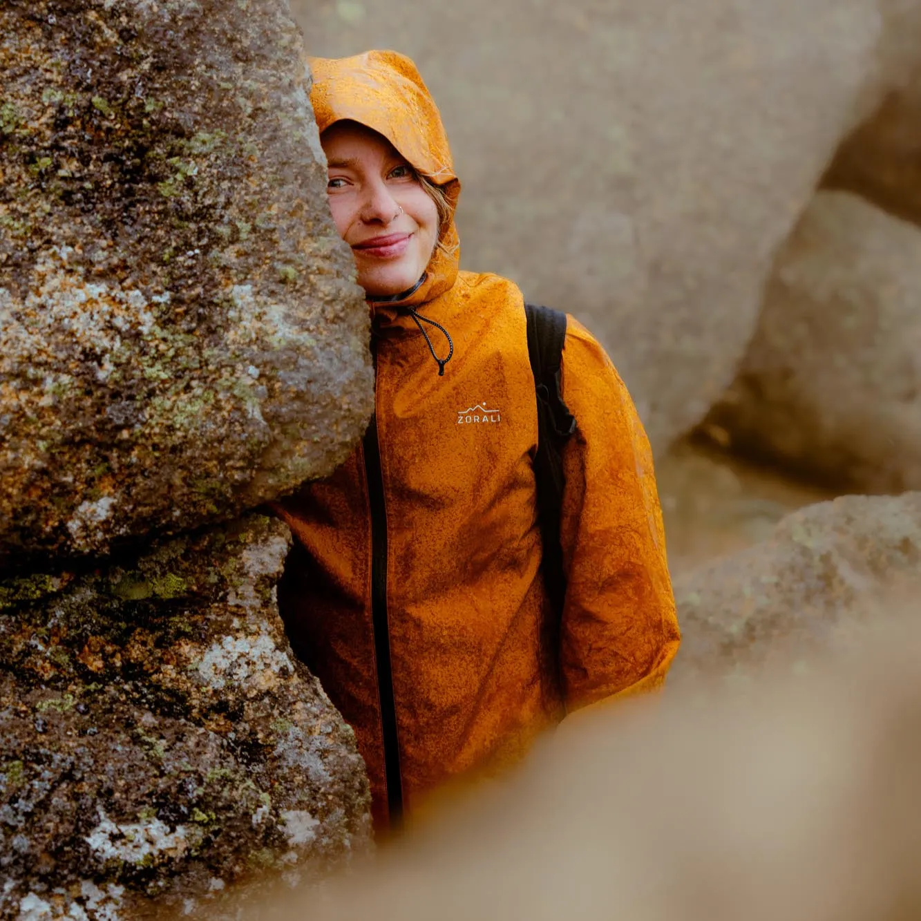 Horizon 3L Rain Jacket Desert Sand