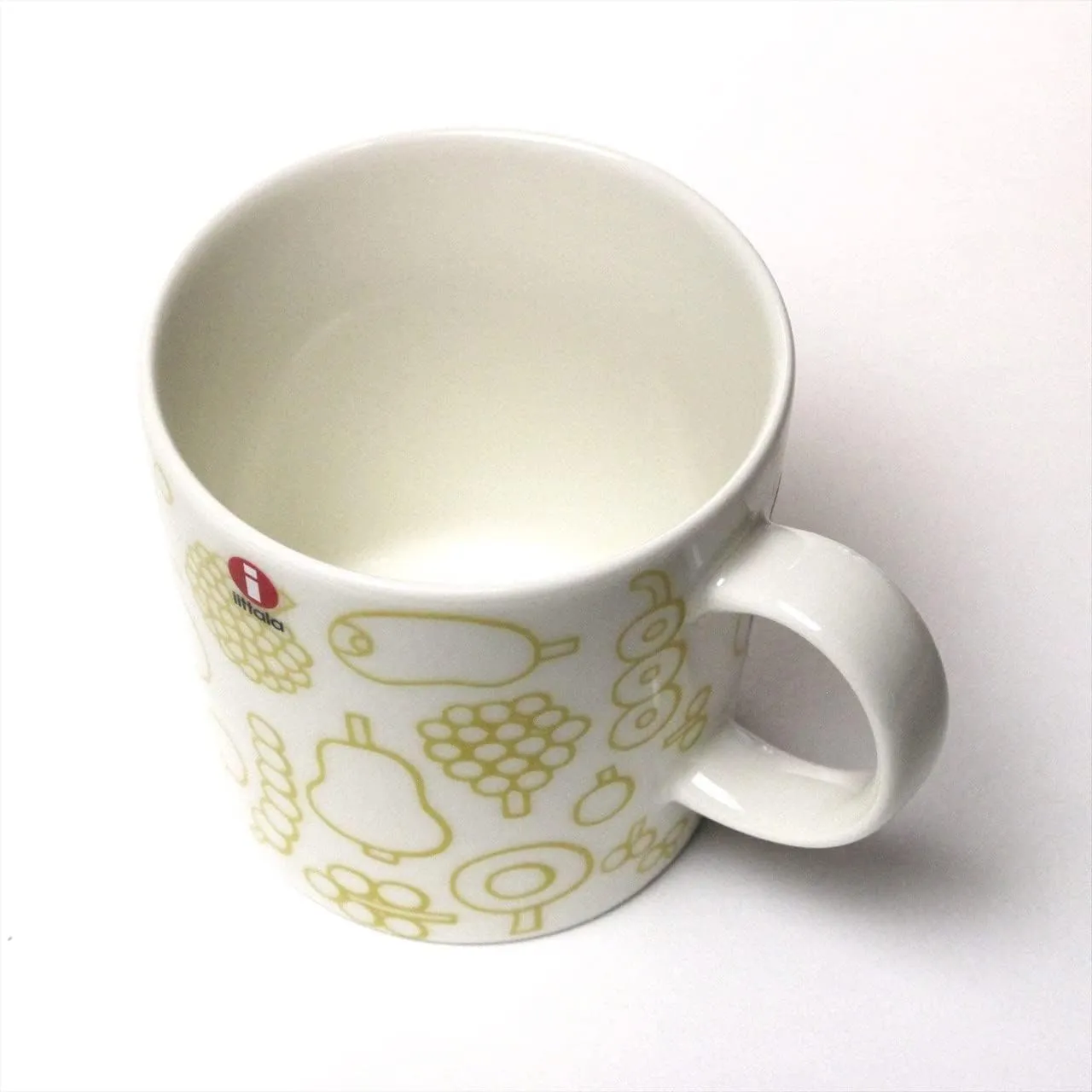 Iittala Birdie 1062498 Porcelain Mug from the Oiva Toikka Collection in Yellow 0.3 L