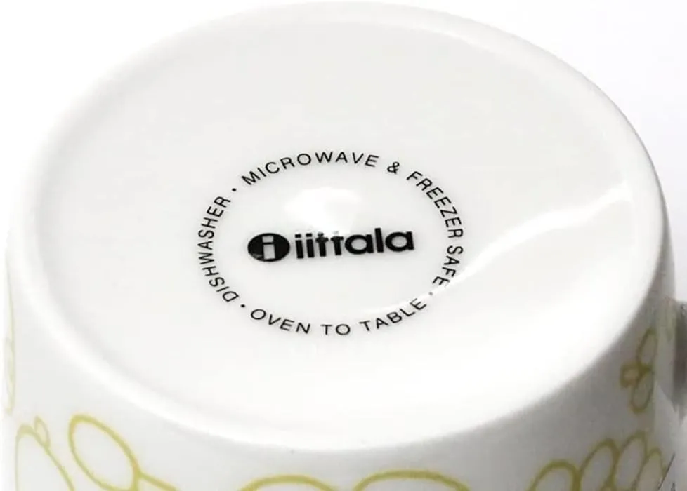 Iittala Birdie 1062498 Porcelain Mug from the Oiva Toikka Collection in Yellow 0.3 L